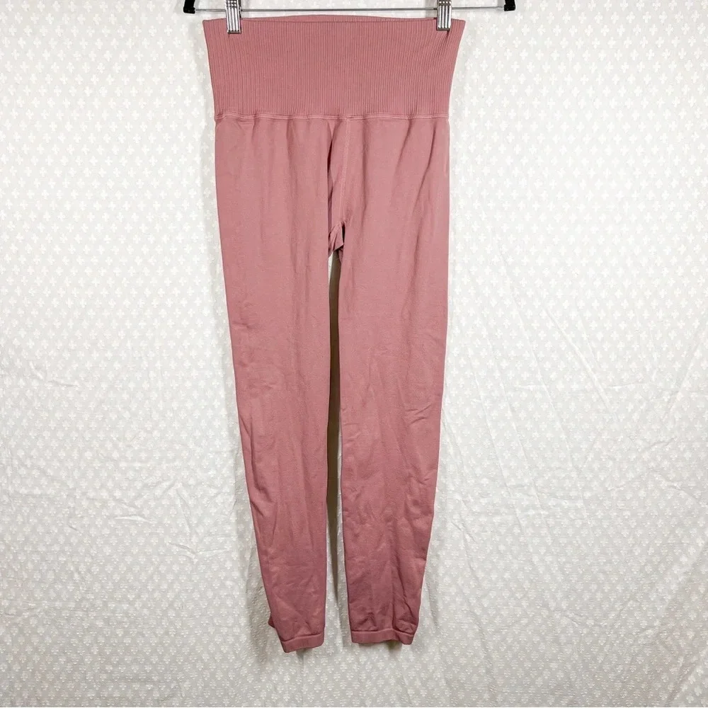 Free People Movement Pink Good Karma‎ High Rise Leggings